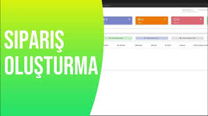 Sipariş Oluşturma ?